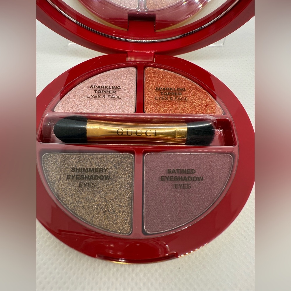 Gucci Limited Edition Multi-Use Cream & Powder Palette‎ - 04 Festive Glow - Picture 2 of 4